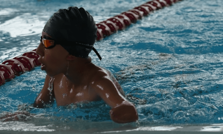 Imagen de deportista en Piscina Olímpica