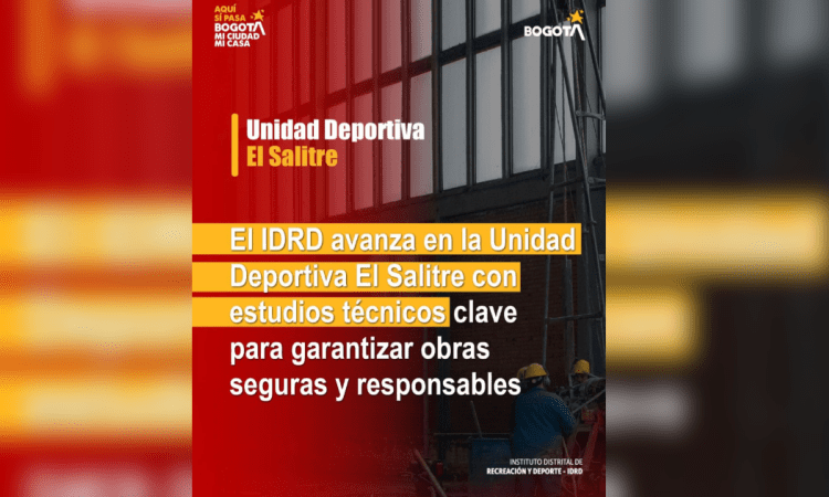 Imagen con información de la noticia del IDRD