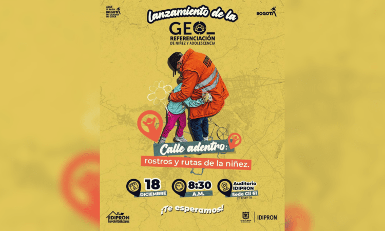 Pieza gráfica invitando al evento en el que se presentarán los resultados del estudio