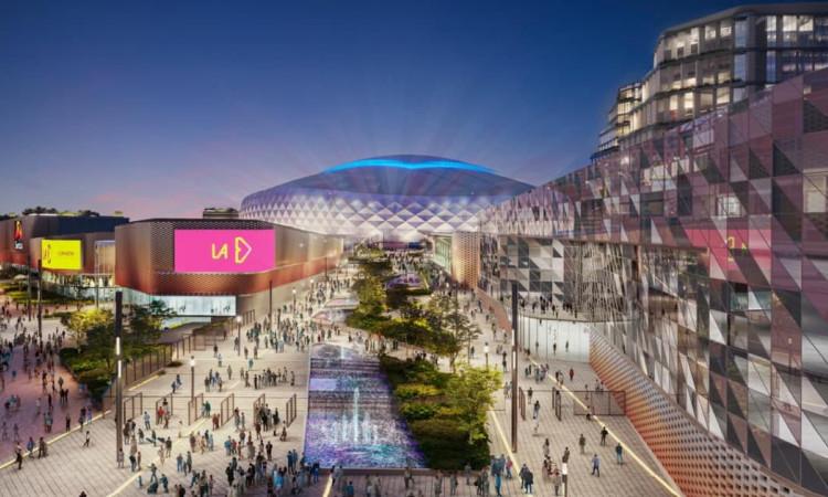 Render del ecosistema urbano de entretenimiento, cultura y deporte más importante de Latinoamérica.  