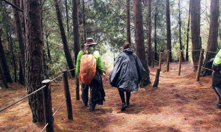 Foto de las autoridades en Cerros Orientales