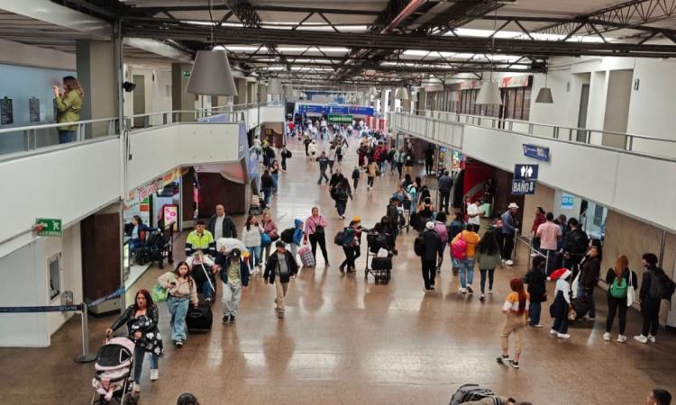 Foto de una de las sedes de la Terminal de Transporte de Bogotá