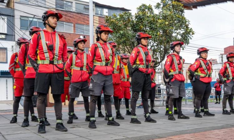 Foto que muestra Guardianes de la Ciclovía 