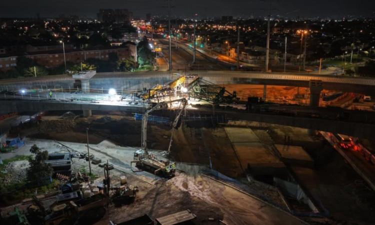 Foto de un frente de obra en Bogotá