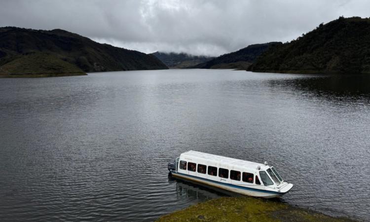 Foto que muestra un embalse de Bogotá 