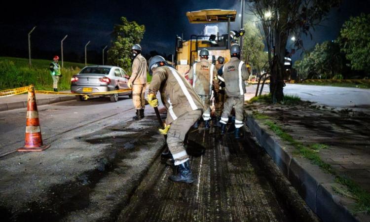 Foto de trabajadores de la UMV 