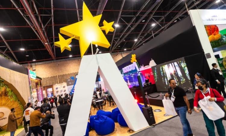 Foto del stand de Bogotá en la feria turismo Anato Corferias del 25 al 27 de febrero 2026