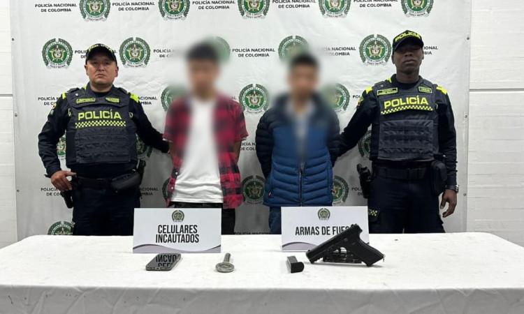 Dos capturados tras intento de hurto