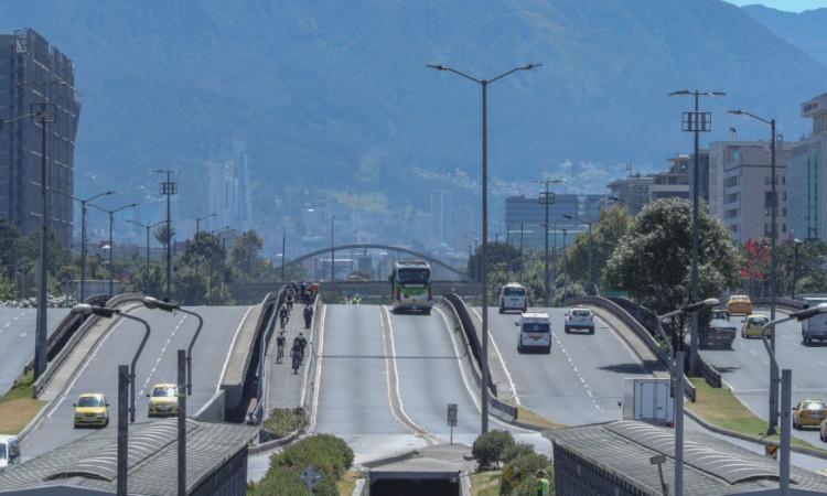 Foto panorámica de Bogotá