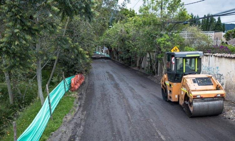 Foto de frente de obra de la UMV. 