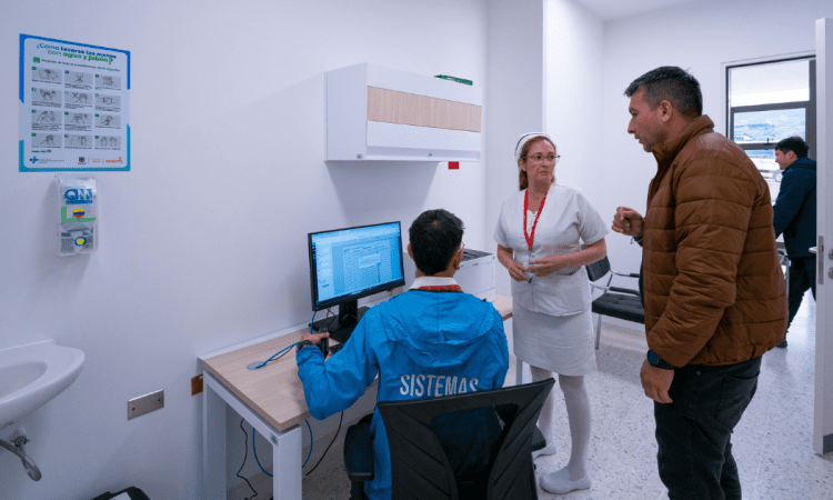 Foto de un hospital de Bogotá