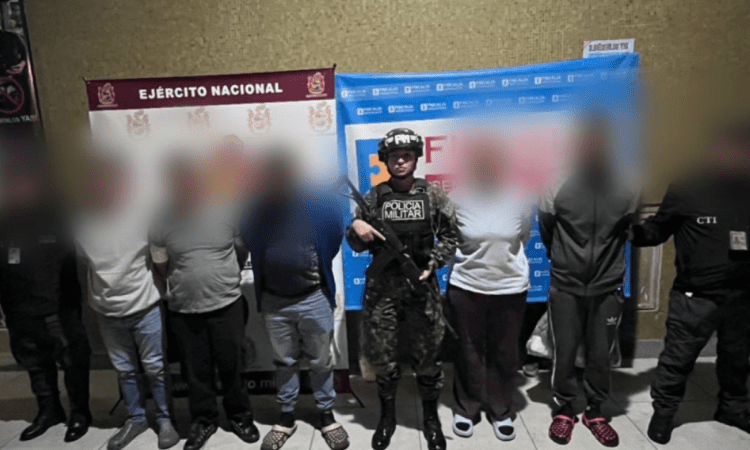 Imagen de los capturados