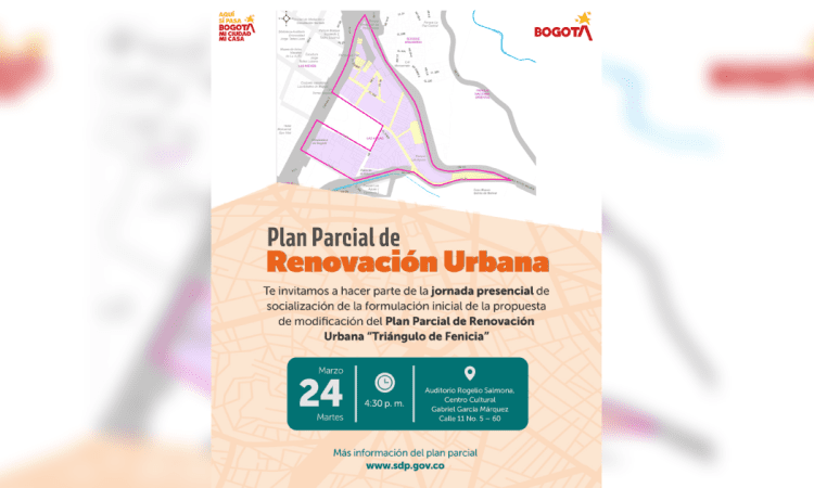 Pieza gráfica informativa del evento