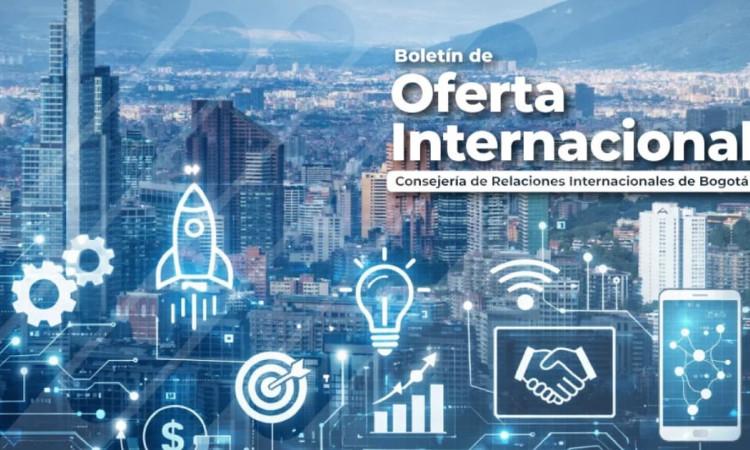 Foto panorámica de Bogotá.