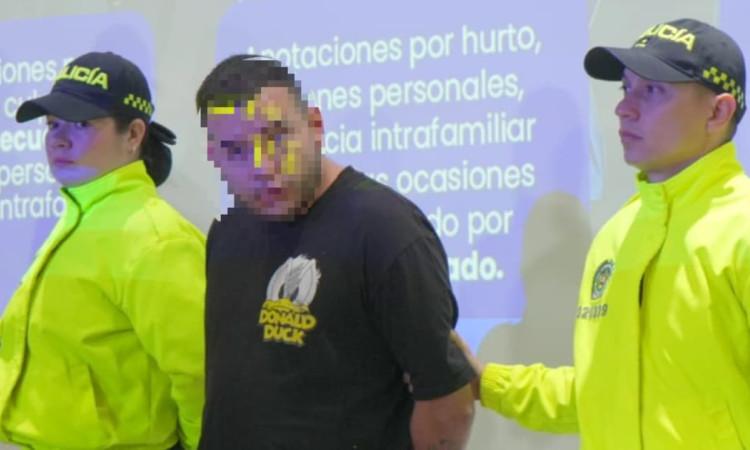 Uno de los capturados durante los operativos entre el 13 y el 19 de abril.
