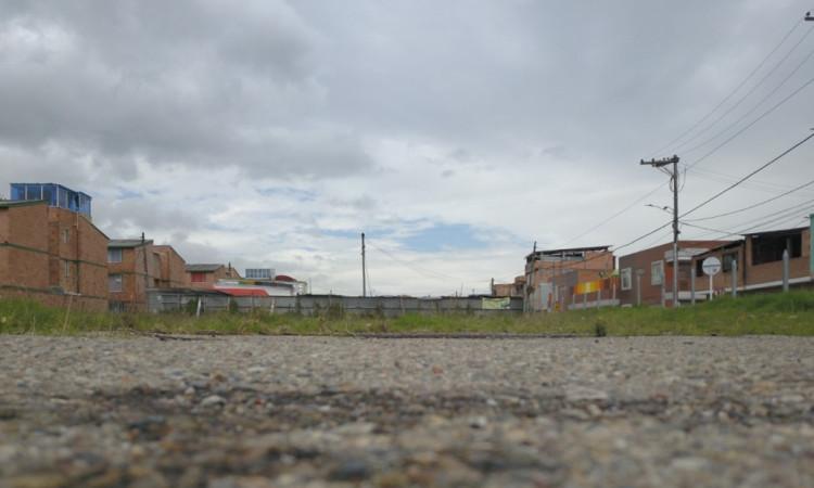 Foto que muestra casas en Bogotá.