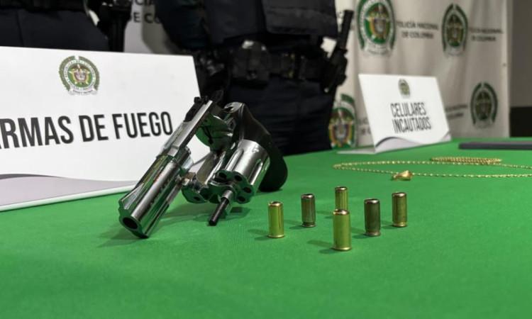 Material incautado y recuperado tras captura de presunto ladrón en Antonio Nariño.