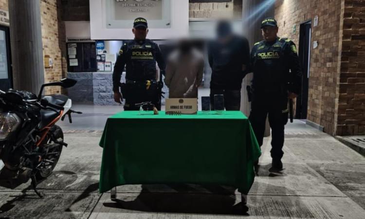 Dos hombres capturados en Engativá, uno de ellos reincidente