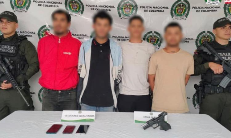 Cuatro adultos capturados por secuestro y extorsión a conductor en Bosa 