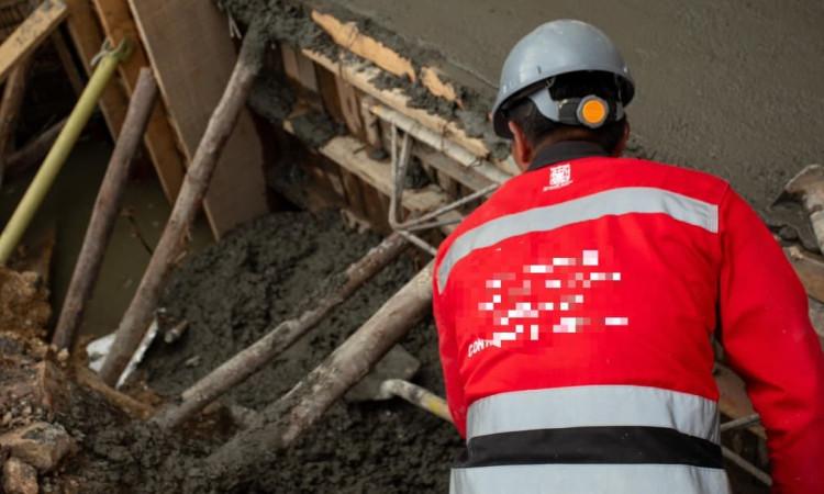 Foto de un frente de obra