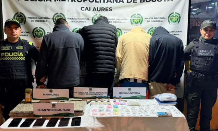 Cuatro capturados por ocultar laboratorio de drogas en lechonería