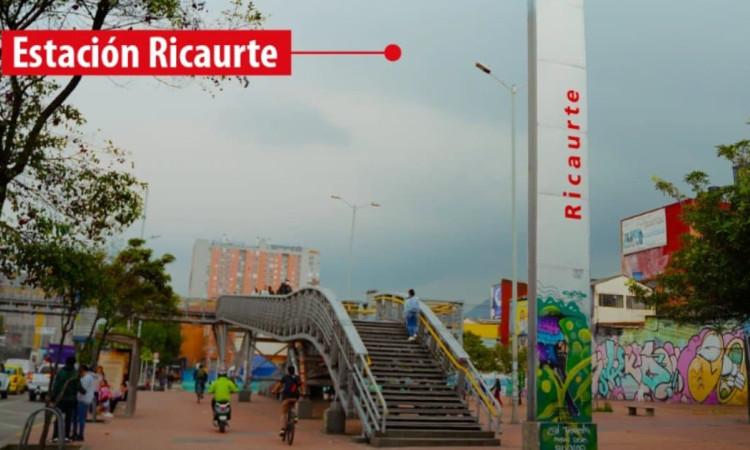 Foto de estación Ricaurte. 