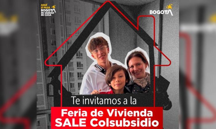 Imagen gráfica relacionada con la feria de vivienda Colsubsidio