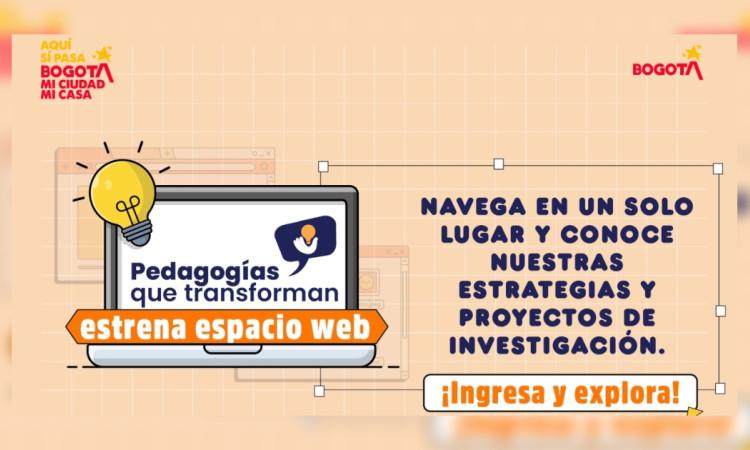 Imagen gráfica del espacio web del IDEP 