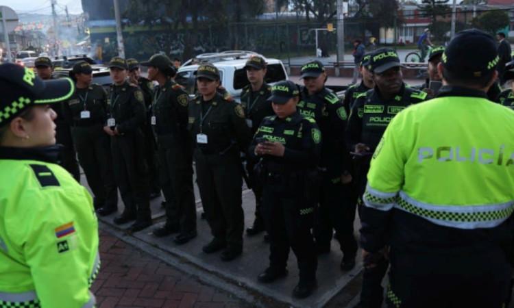 Foto de operativo en Bogotá