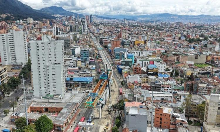 Foto de un frente de obra del Metro 