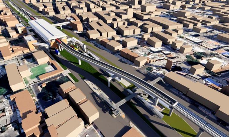 Render extensión del Metro 