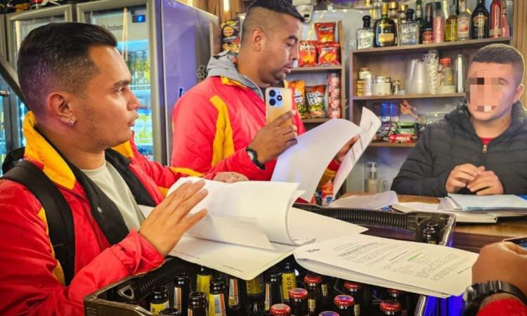 Operativo en Los Mártires 