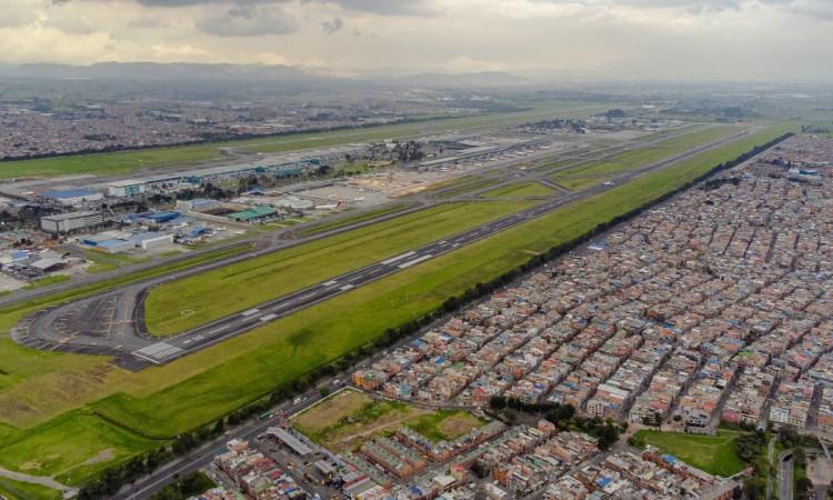 Imagen panorámica de el aeropuerto El Dorado