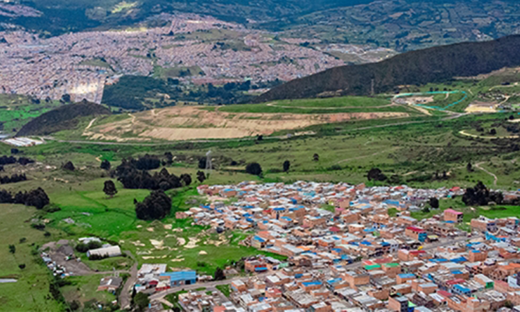 Imagen panorámica del barrio