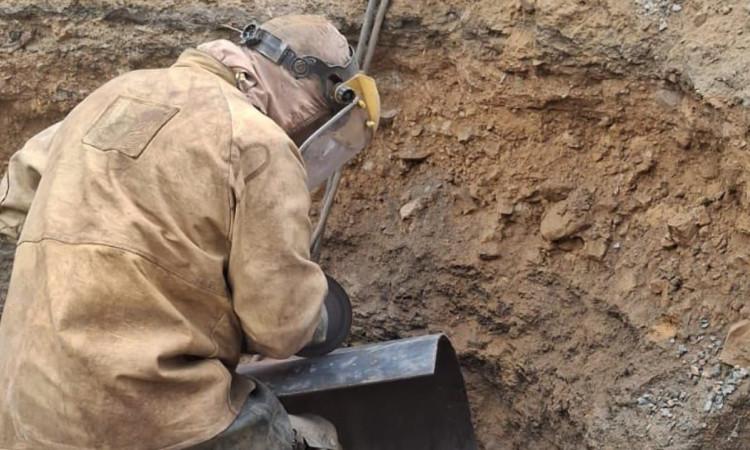 Foto de un trabajador del Acueducto 