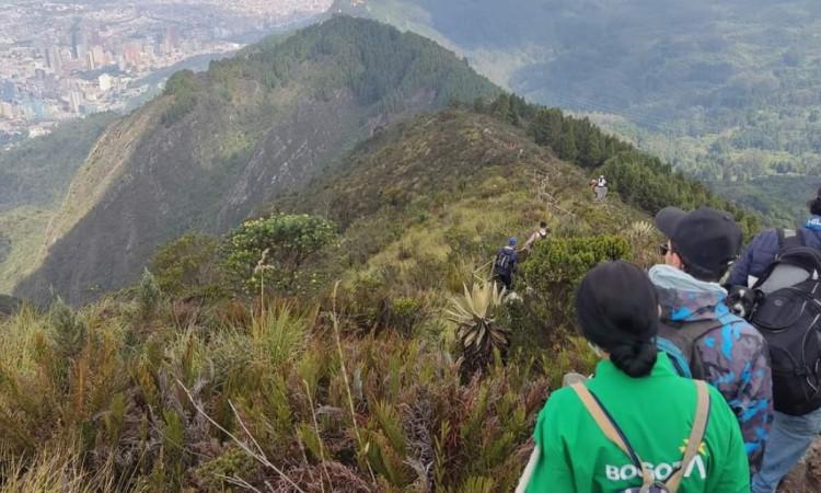 Foto que muestra personas andando por un sendero ecológico 