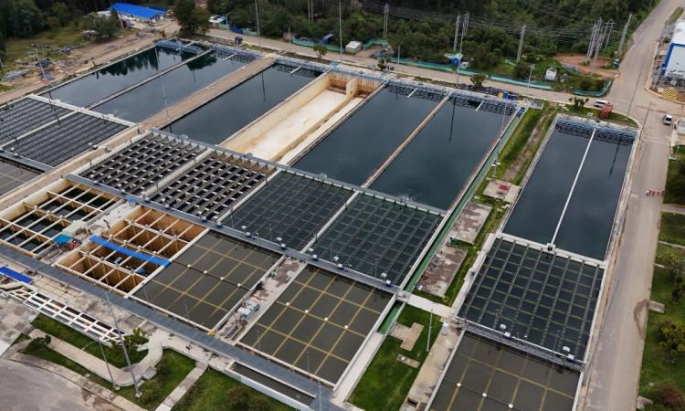 Foto que muestra la Planta de Tratamiento de Agua Potable Tibitoc