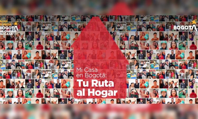 Imagen gráfica relacionada con la estrategia 'Mi Casa en Bogotá: Tu Ruta al Hogar'