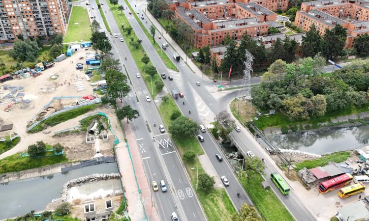 Foto panorámica de Bogotá 