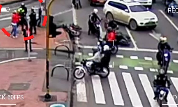 Imagen registrada del incidente por cámara de seguridad.