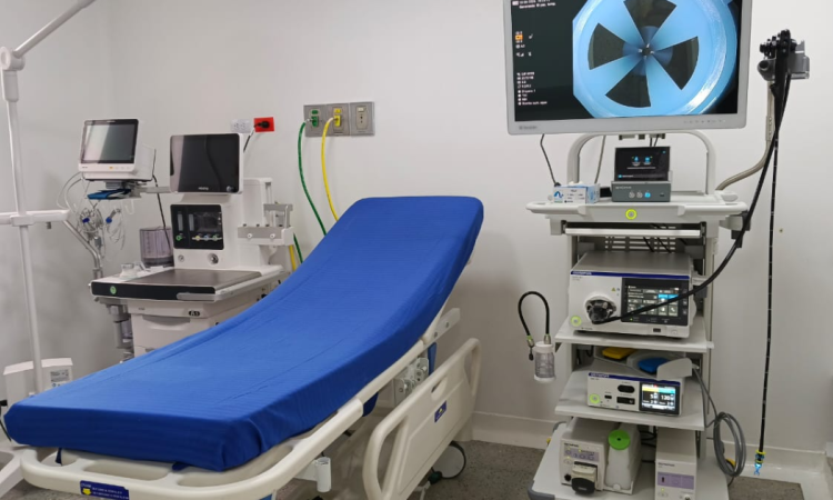 Foto de un cuarto de un hospital en Bogotá