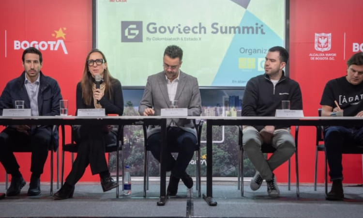 Imagen del lanzamiento Bogotá sede del Govtech Summit.
