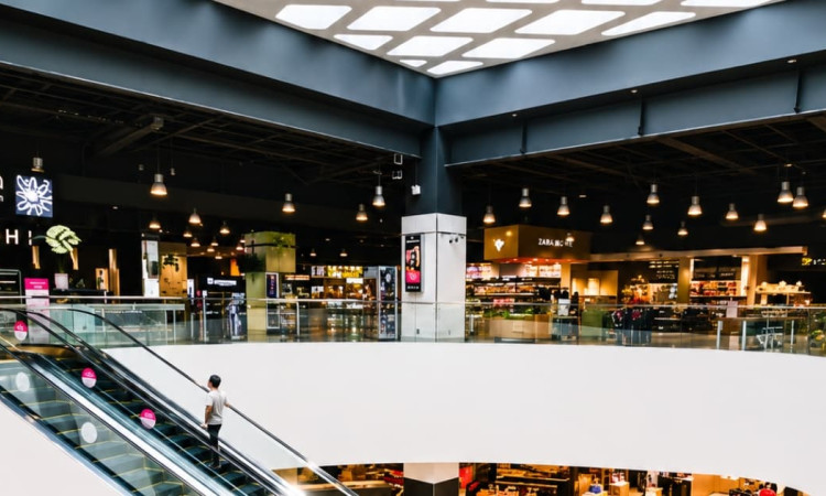 Foto de un centro comercial en Bogotá.