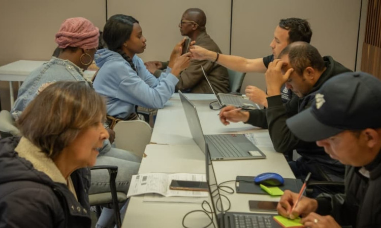 Foto de un taller para negocios y empresas en Bogotá.