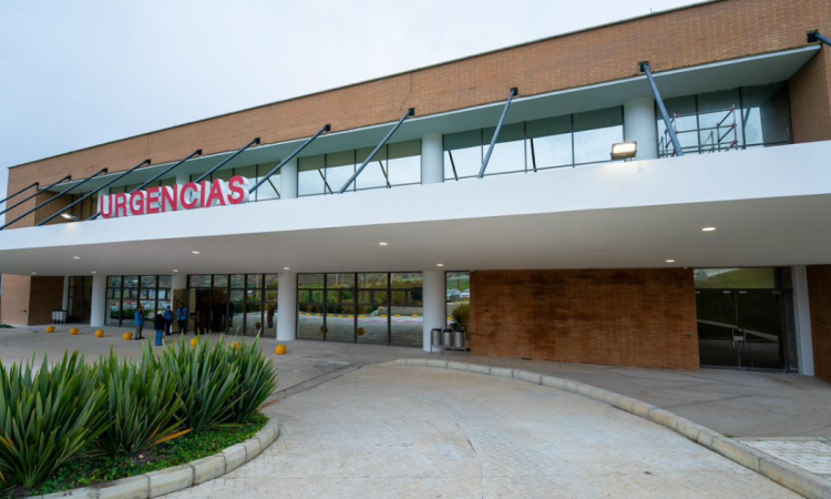 Foto de un hospital de Bogotá.