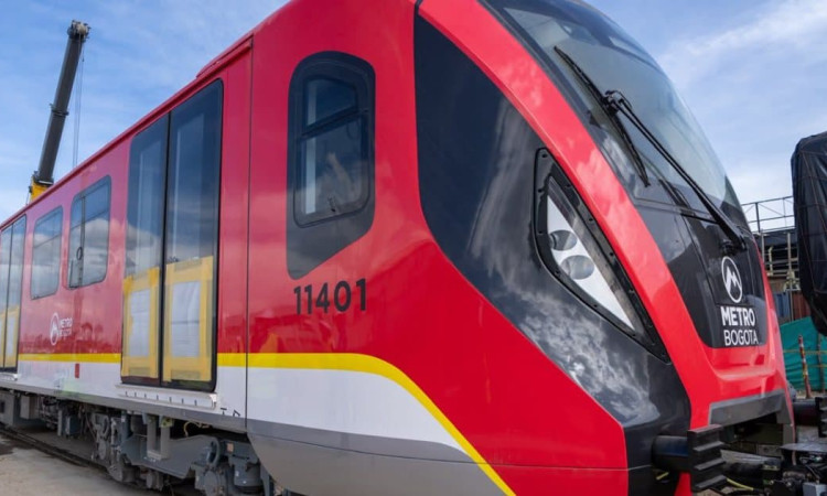 Foto de uno de los trenes del Metro. 