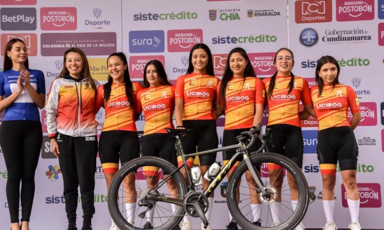 Equipo Bogotá que participará en la Vuelta a Colombia Femenina 2026
