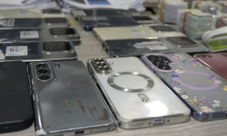 Celulares incautados