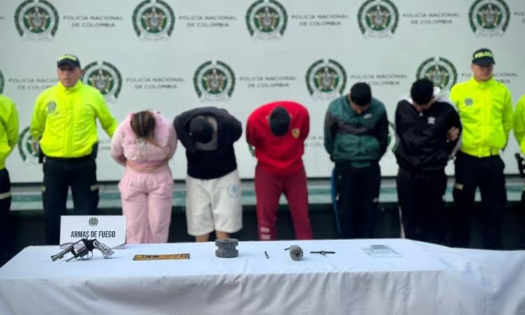 Cinco capturados de la banda Los Astutos.