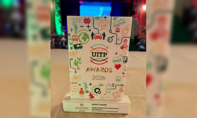 Foto del reconocimiento Impact Award